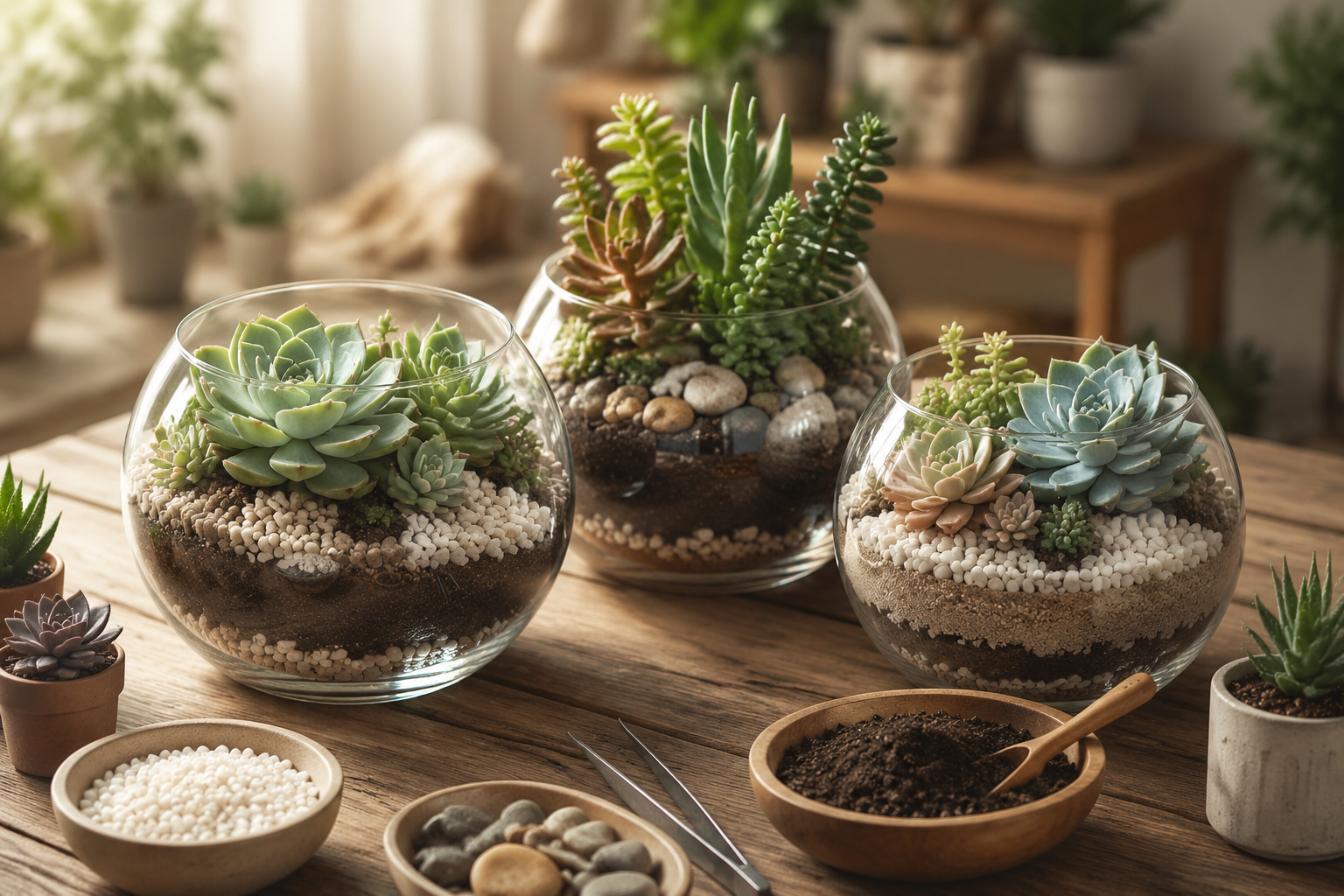 Succulent Terrarium Workshop